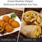 Apex L-Handle Stainless Steel Potato Masher Ergonomic Grip (1 Pc) - Image 4