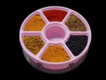 Mini Spice Box / Masala Dabba with 7 Compartments - Image 2