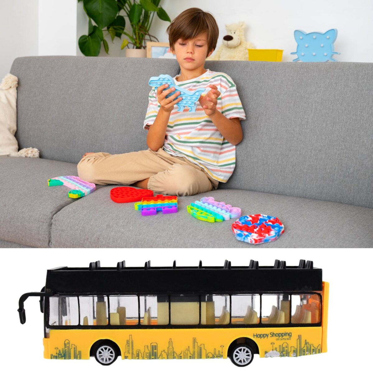 Die-cast Alloy London Long Bus Double Decker Sightseeing Bus - Image 6