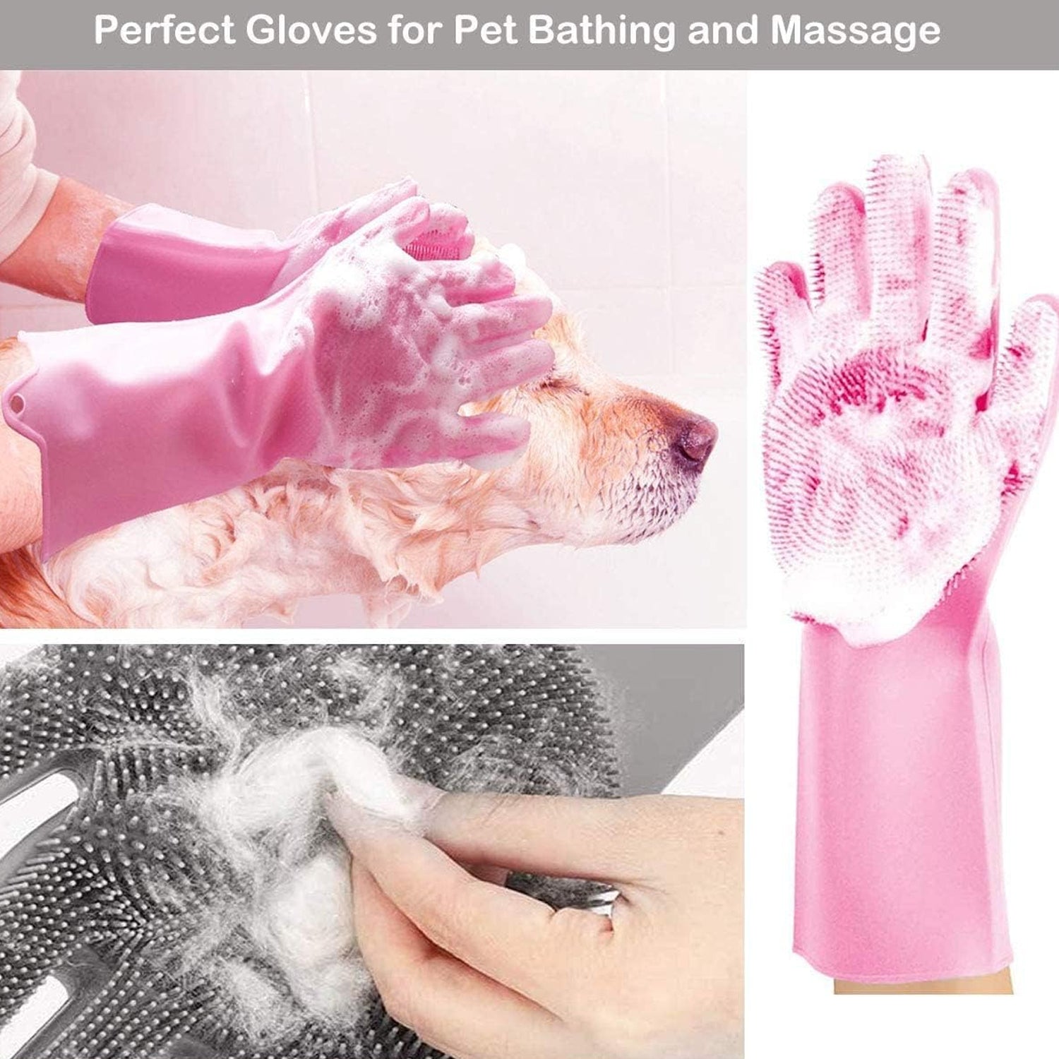 03_94c2eb01-f22d-4a3e-bec9-6a2078c76bda.jpg Single Left-Handed Silicone Dishwashing Glove: Scrubber, Reusable, Kitchen Cleaning - Image 5