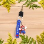 Cute Cartoon Silicone 3D Key Chain with Metal Hook & Strap (Pack of 1) - Image 5