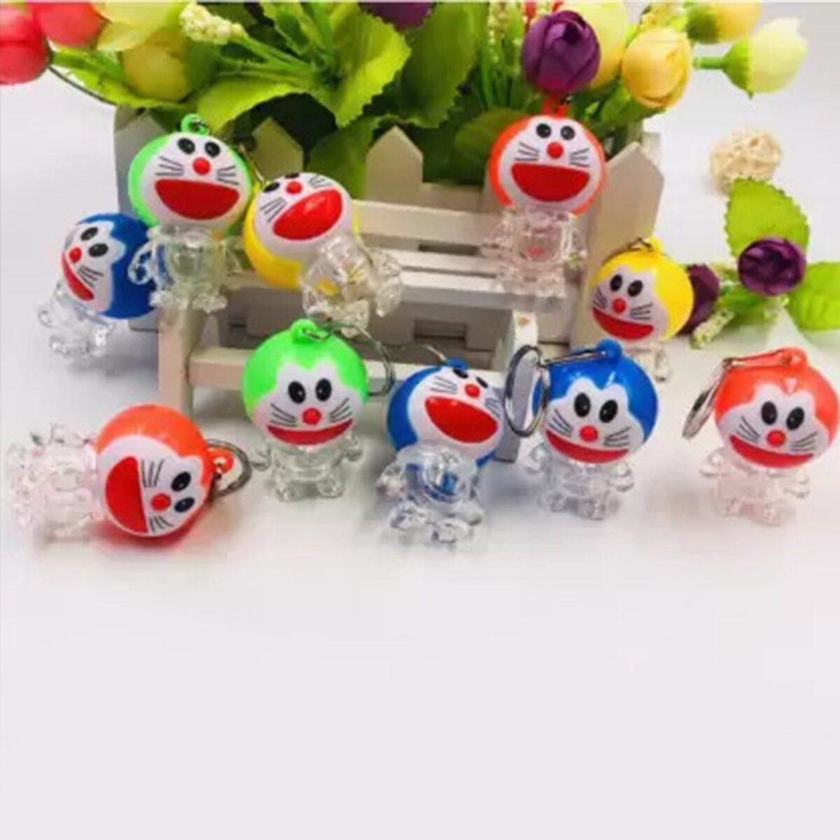 Doremon lightning keychain, 2 colored lightning keychain (1 pc) - Image 6