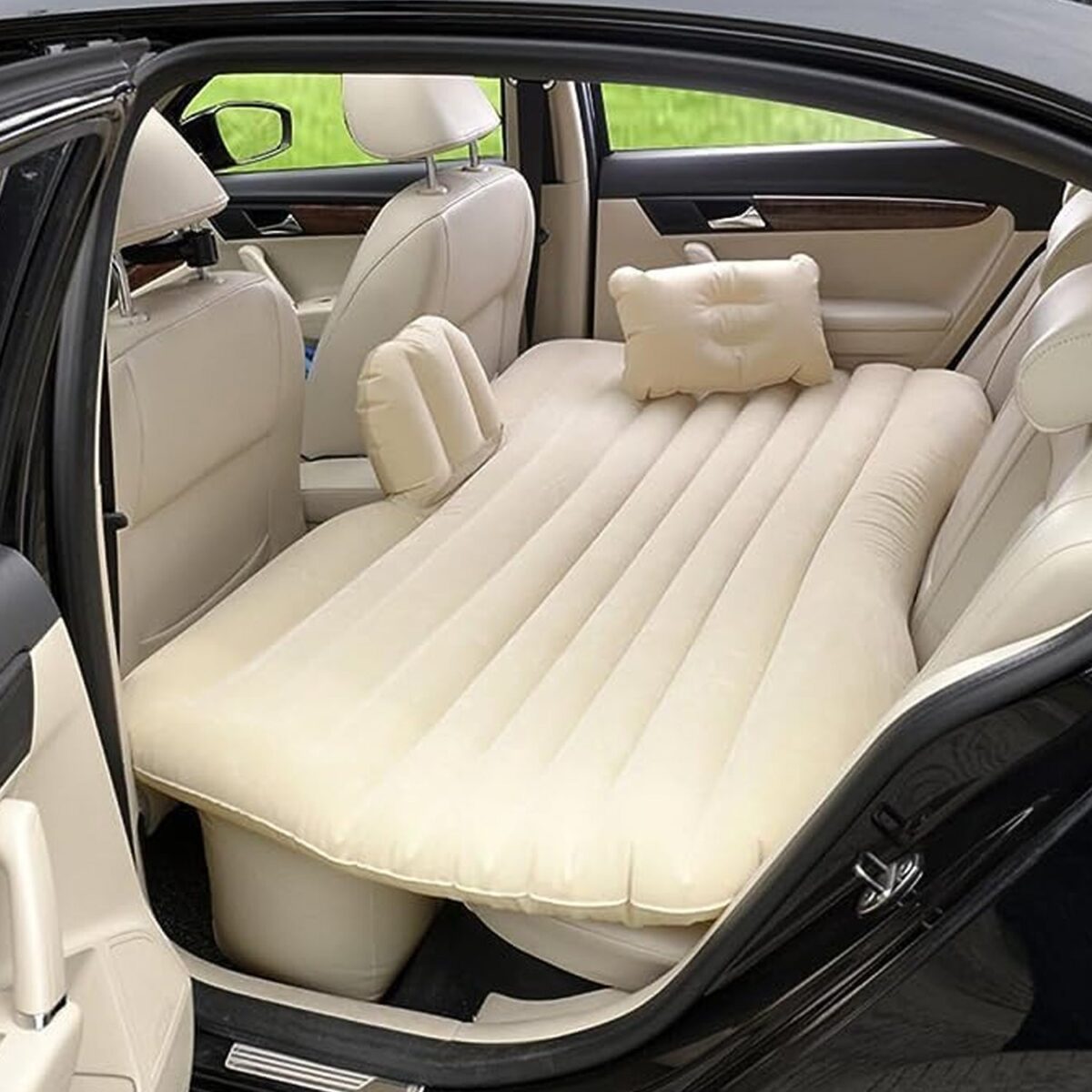 Portable Car Backseat Inflatable Air Mattress Bed (1 Pc) - Image 1