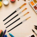 Premium Paint Brushes, Watercolor Acrylic Paint Brushes (4 Pcs Set) - Image 3