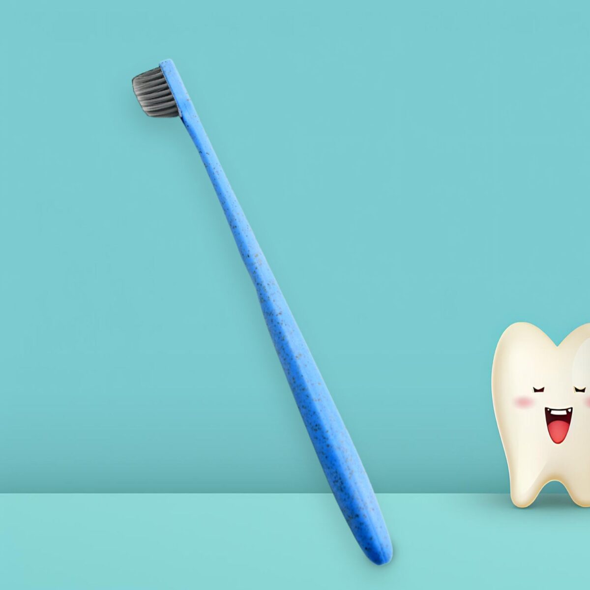 Wheat Straw Soft-Bristle Toothbrush for Deep Cleaning & Dental Care (1 Pc) - Image 4
