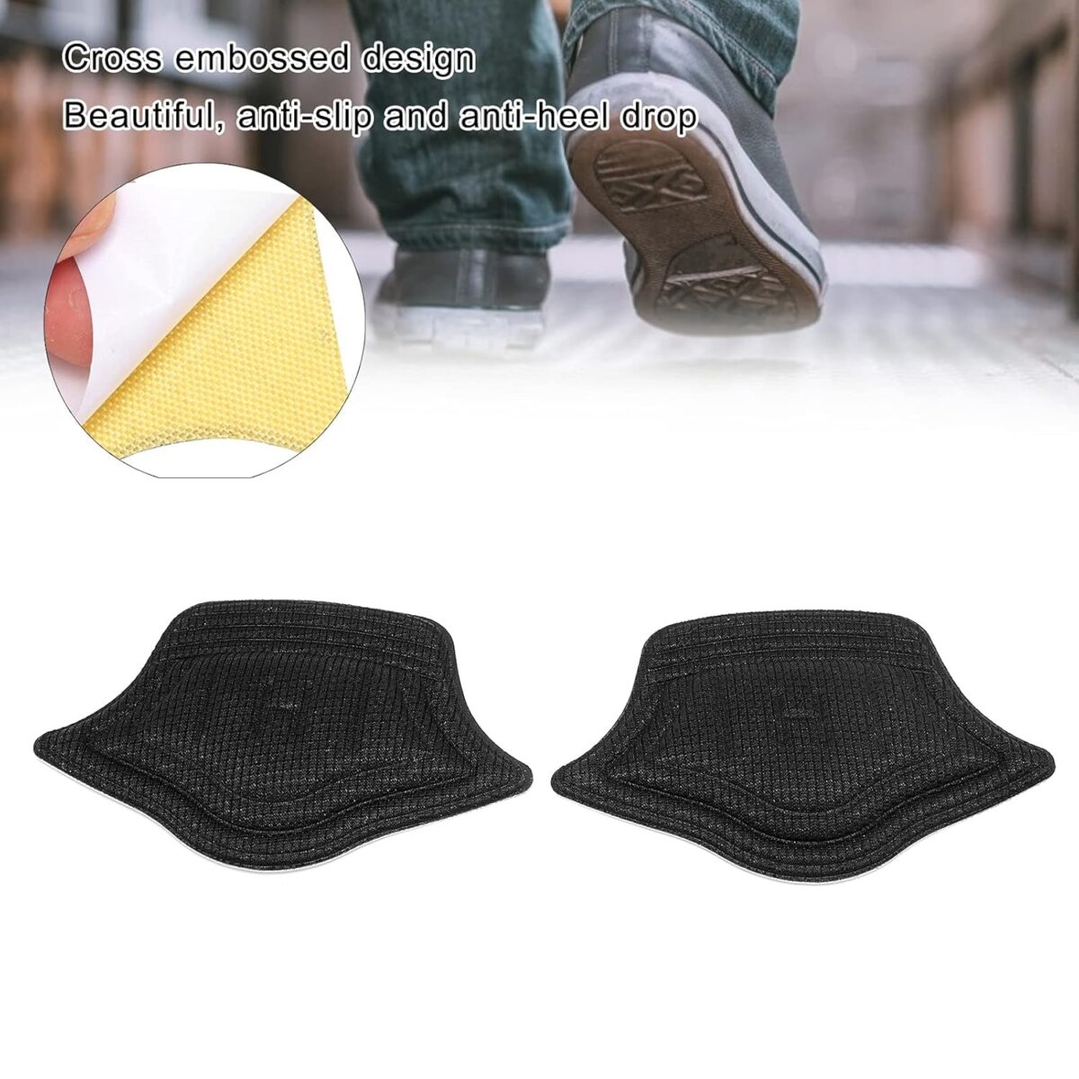 Heel Cushion Pads, Widely Applicable Protective Shoe Insoles (1 Pair) - Image 4