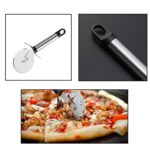 Stainless Steel Pizza Cutter, Pastry Cake Slicer, Sharp, Wheel Type - Image 6