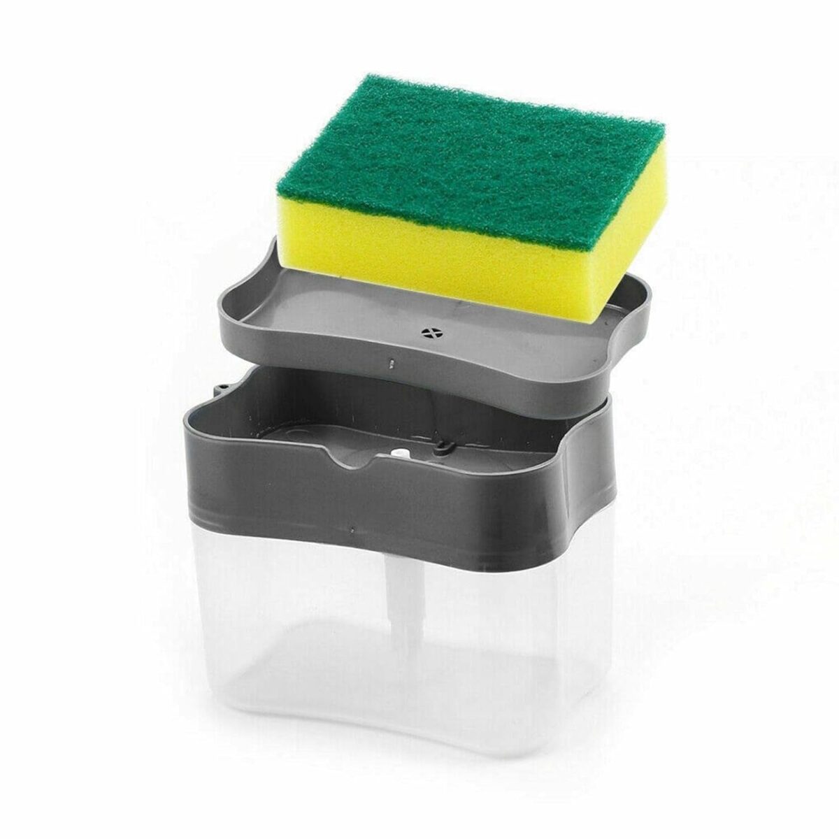 2 in 1 Soap Dispenser for Dishwasher Liquid Holder, Liquid Dispenser Through Pump (1 Pc) - Image 5