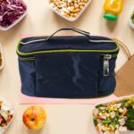 Sumo Lunch Box, with Lunch Bag, Plastic Lunch Box & Plastic Spoon, Fork (2 Pc Set / With Lunch Box) - Image 4