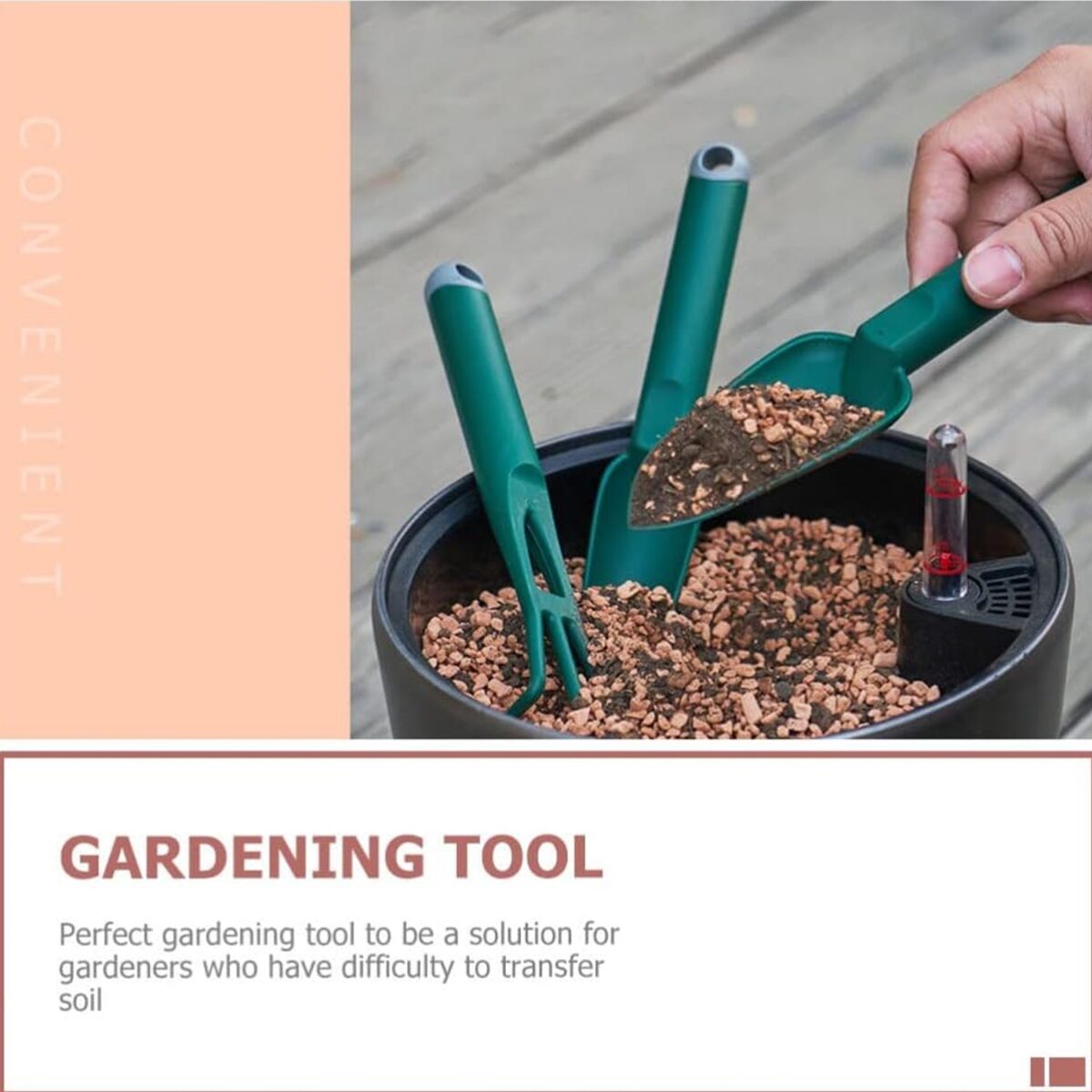 Heavy Duty Garden Trowel Ã¢â‚¬â€œ Mini Gardening Tool for Digging, Planting & Potting - Image 3