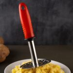 High Grade Stainless Steel Potato Masher Paubhaji / Pav Bhaji Masher with Plastic handle (1 Pc) - Image 3