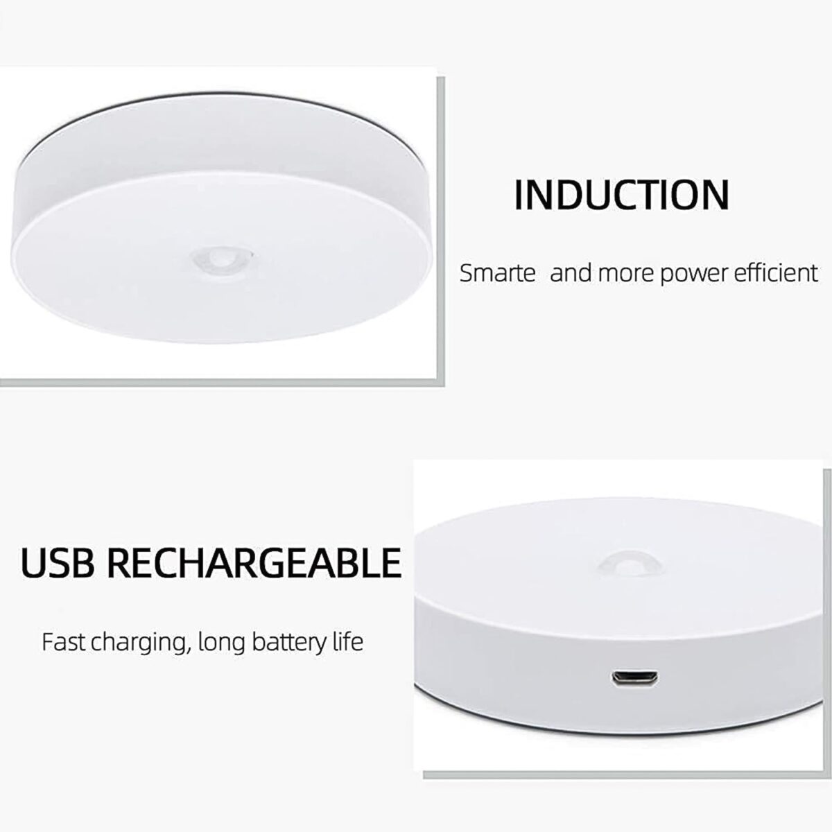 8 LED Night Lights With USB Charging & Double-Sided Adhesive PadsÃ‚Â (1 Pc) - Image 5