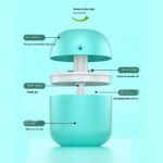 Portable Mini USB Humidifier with Light, Cool Mist & Essential Oil Diffuser (250ML) - Image 7