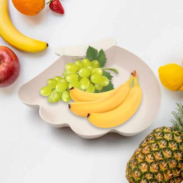 Plates for Kids, BPA Free, Childrenâ€™s Food Plate, Kids Bowl, Serving Platters Food Tray Decorative Serving Trays for Candy Fruits Dessert Fruit Plate, Baby Cartoon Pie Bowl Plate, Tableware (1 Pc)