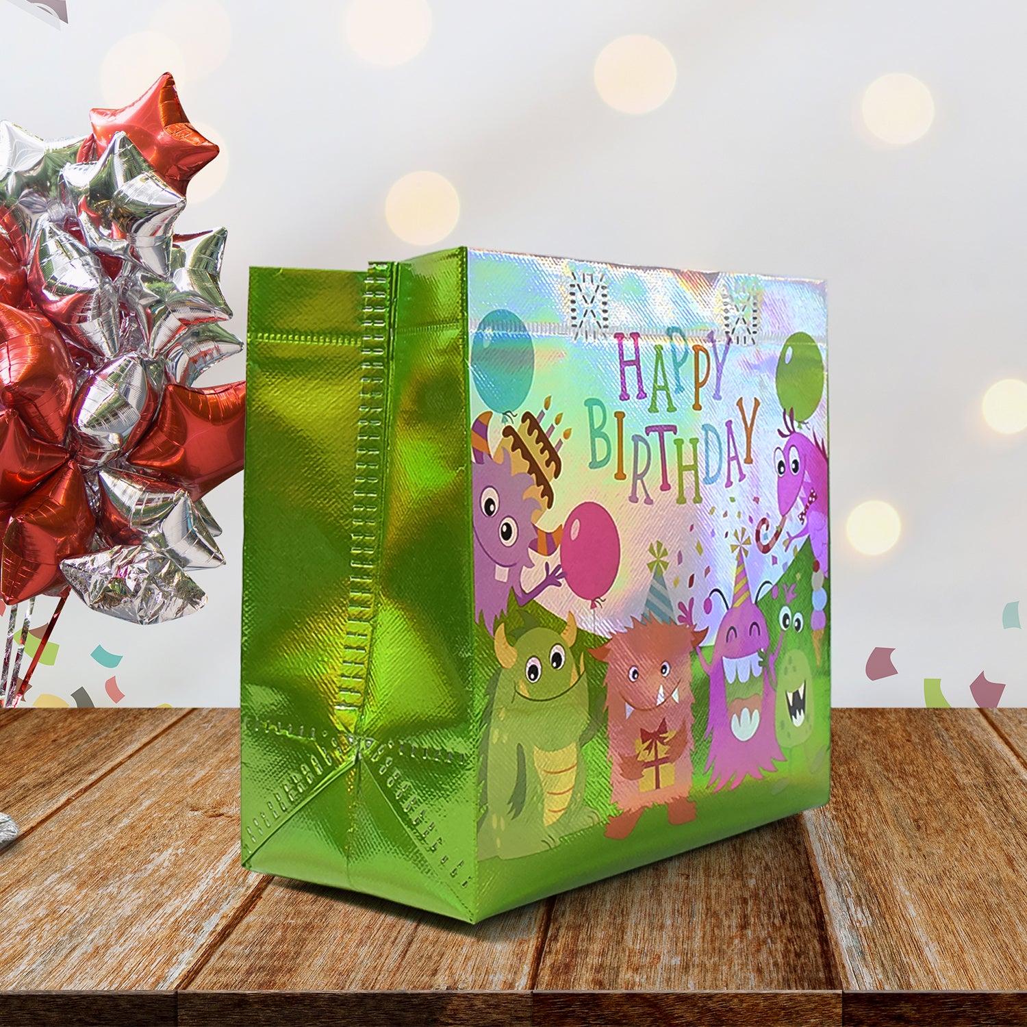 03_b7276ba5-2563-4859-9af4-4f24e0b0ffc6.jpg Birthday Gift Bag, Reusable Party Gift Bags (1 Pc / Mix Design) - Image 6