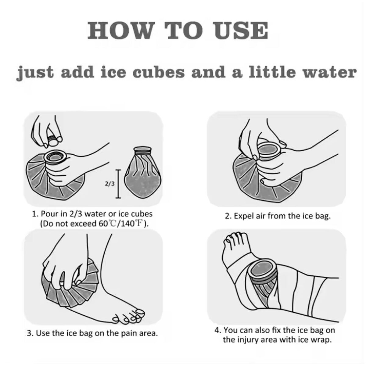 PainÃ‚Â Reliever Ice Bag Used To Overcome Joints Pain In Body (16CM) - Image 5