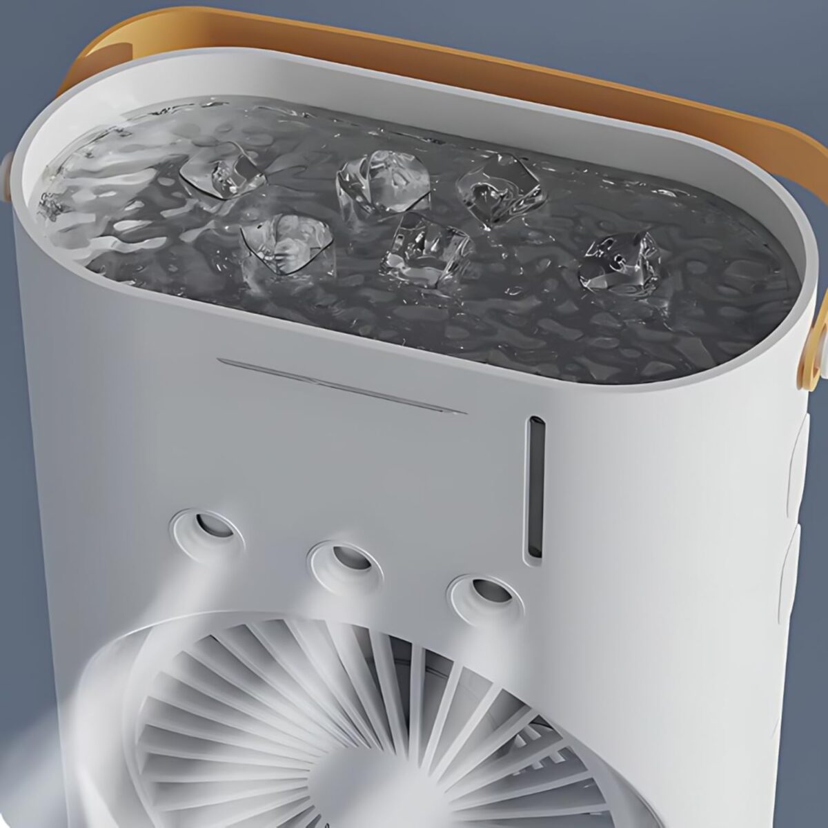 Electric Fan Desktop Double-Head Powerful Air Cooler (1 Pc / With Remote) - Image 3