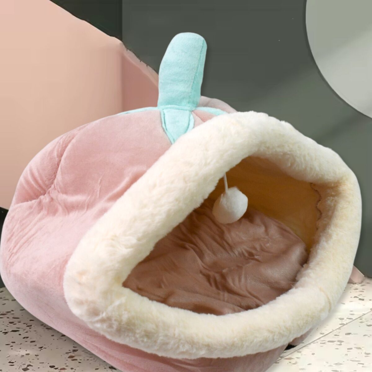 Cozy Dog and Cat Bed, Stay Warm, Washable Pet Bed (1 Pc) - Image 6