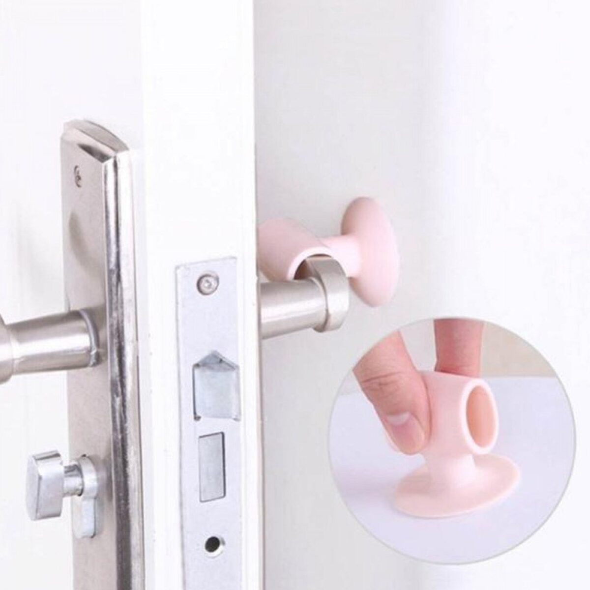 Door Stopper Mini Anti-Collision Silicone Door Handle Crash Pad - Image 5