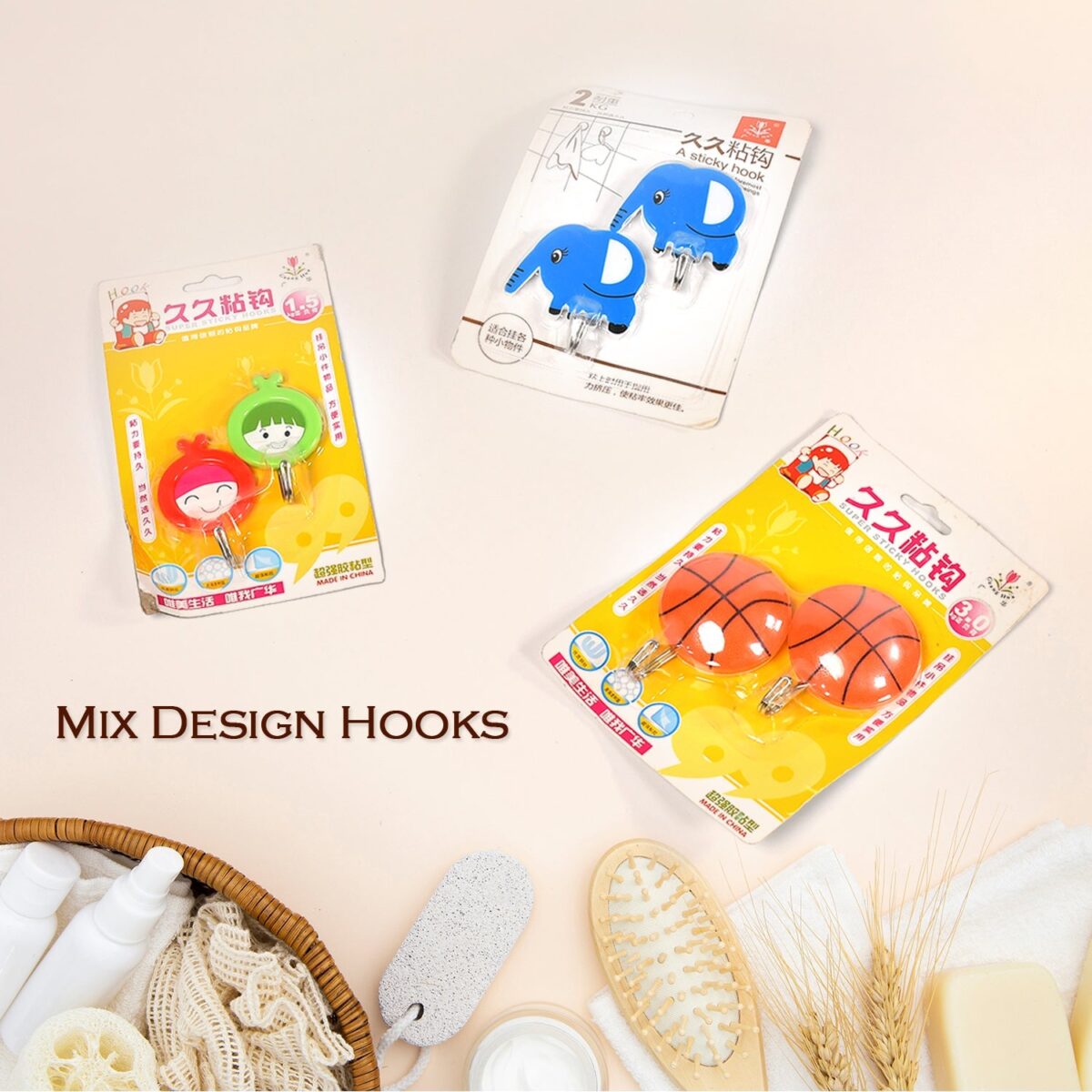 Premium Strong Adhesive Wall Hooks Set of 10 - Image 7