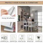 4-Piece Square Felt Furniture Floor Protector Pads - Image 7