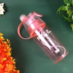 Plastic 2 In 1 Mist Spray Water Bottle (Multicolor / 400 ML / 1 Pc) - Image 6