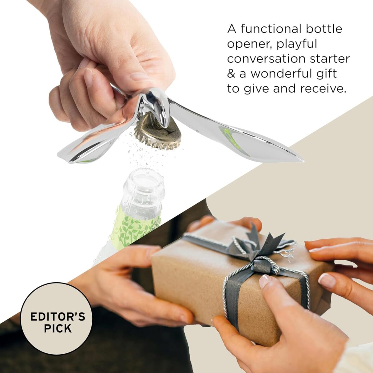 Manual Bottle Opener Bird Shaped Tumbler Balance toy Also (1 Pc) - Image 7