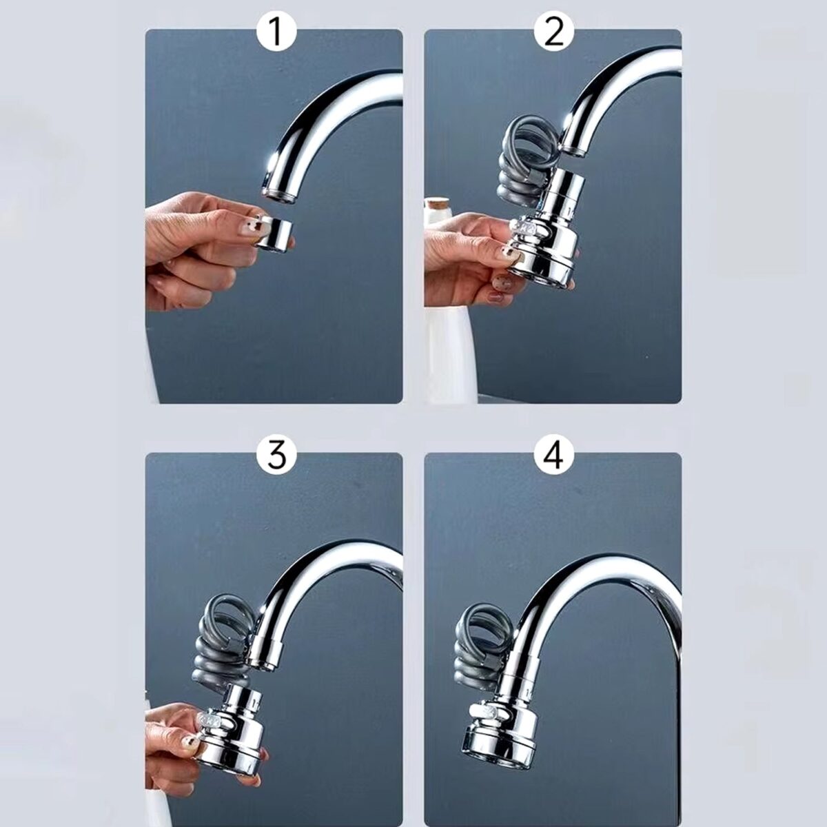 Water Faucet Extender Kitchen Faucet Sprayer Kitchen Sink Accessories Tools (1 Pc) - Image 6