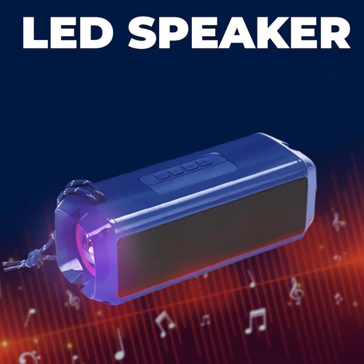 Portable Wireless Rechargeable Speaker Bluetooth Speaker (1 Pc) - Image 6