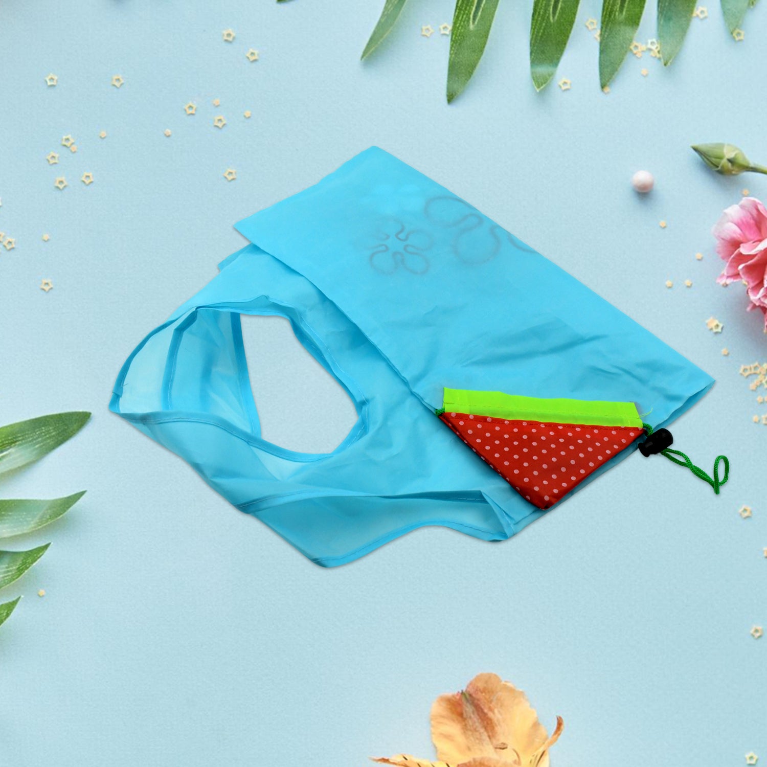 03_d296ca57-af3a-4c4c-8b11-326679f2c5b4.jpg Reusable Grocery Bags - Reusable Bags With Handles (1 Pc / Mix Color) - Image 7