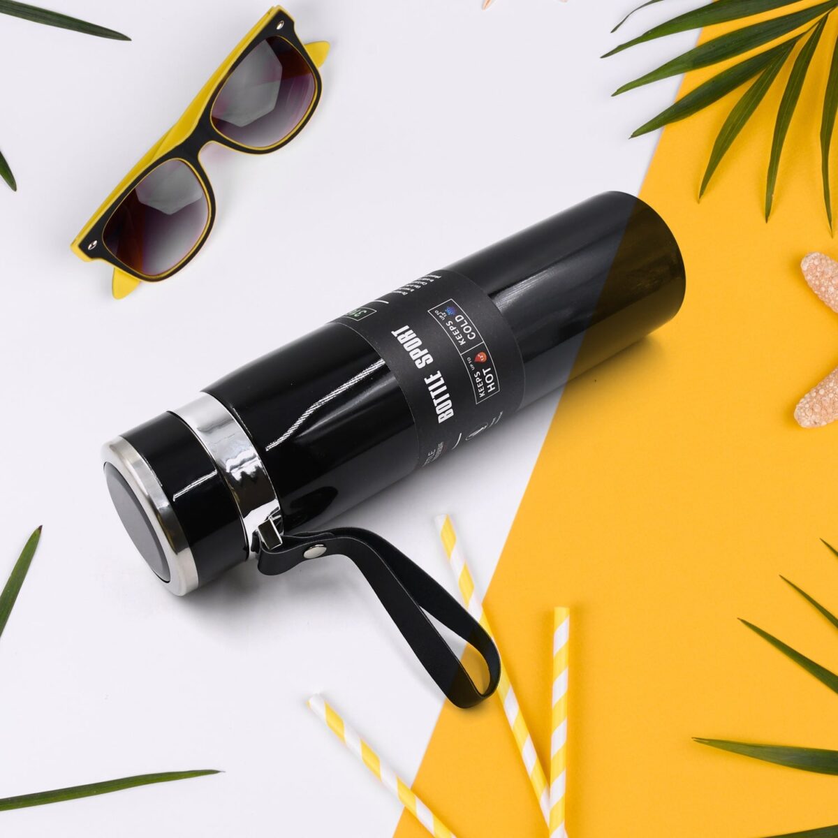 Double Stainless Steel Wall Flask Vacuum Insulated Water Bottle - Image 6