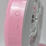 Desktop Fan - Camping Fan with LED Light, Portable Humidifying Fan (1 Pc / Plug & Play Fan) - Image 4