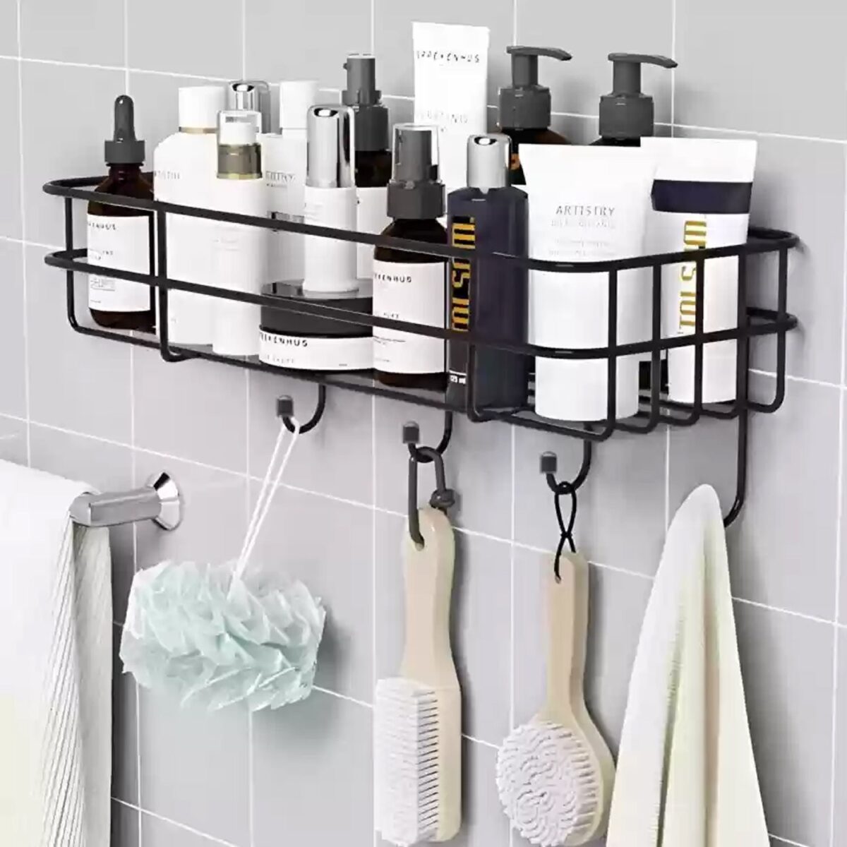3 in 1 Shower Shelf Rack for storing and holding various household stuffs and items etc. - Image 3