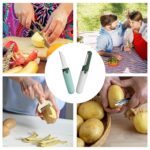 2-in-1 Multifunctional Knife & Sawtooth Peeler for Fruits and Vegetables - Image 6
