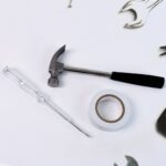 8 In 1 Hand Tool Kit, Steel And Plastic Hammer, Screwdriver & Tape - Image 4