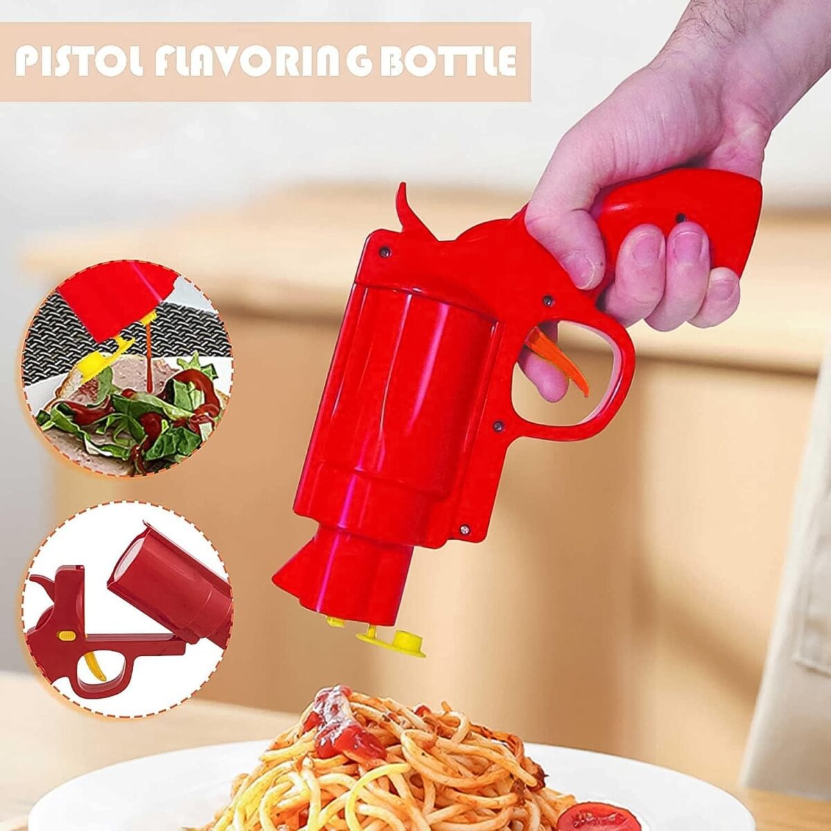 Ketchup Dispenser Mustard Bottle Gun (1 Pc) - Image 6