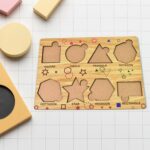 Wooden Triangles Puzzle Learning Educational Board (1 Set / 28Ã—20 Cm) - Image 6