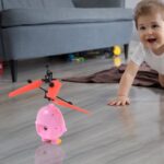 Electroplay Flying Bird RC Toy with LED & Remote Control â€“ Pink Owl Design (1 Set) - Image 6