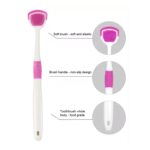 Tongue Cleaner Brush, Silicone Tongue Scraper (1 Pc) - Image 4