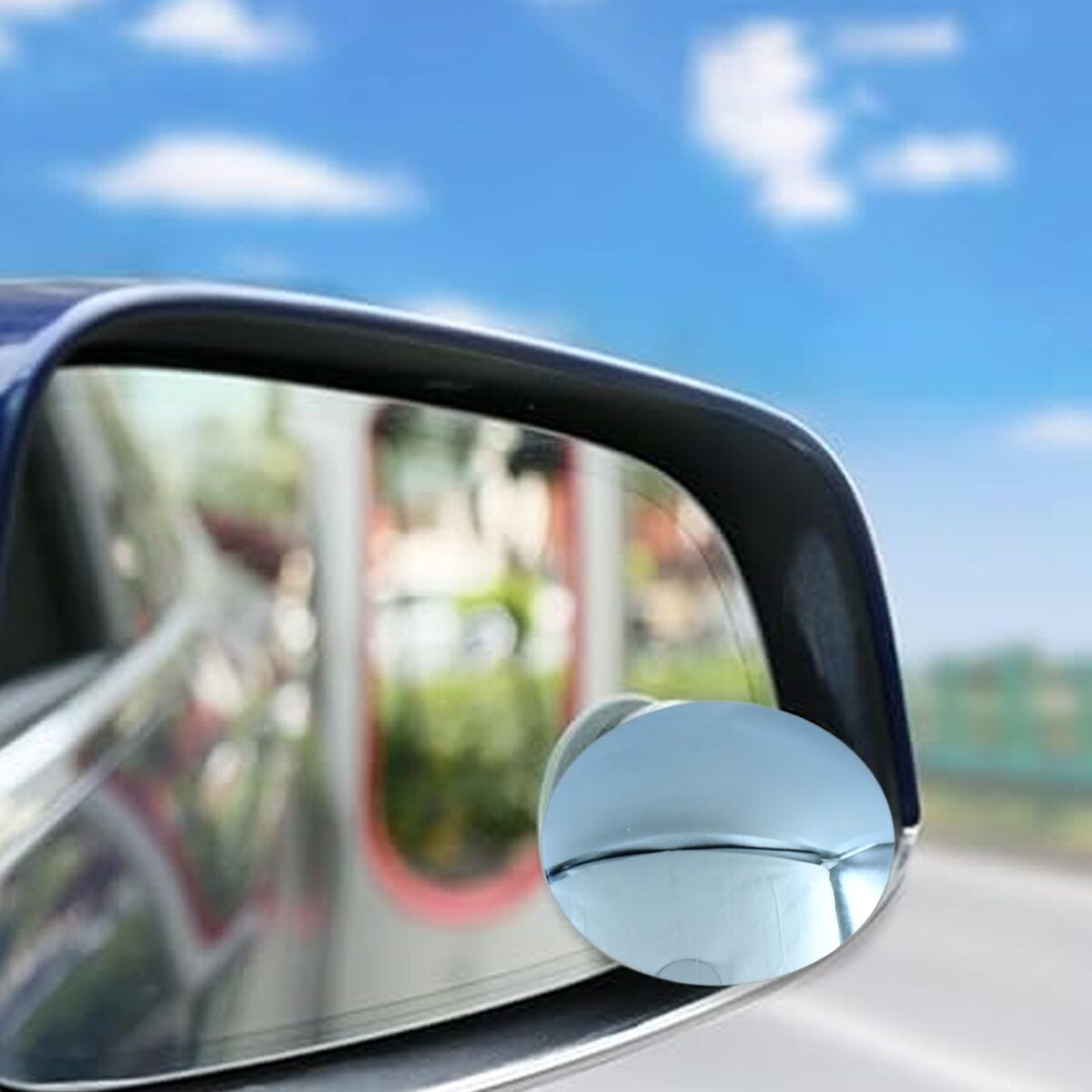 Car Blind Spot Side Mirror Round HD Glass Blind spot Mirror (2 Pc) - Image 6