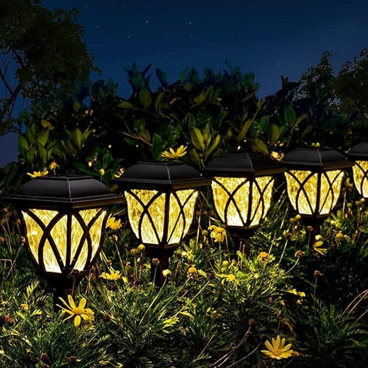 Solar Pathway Lights Outdoor Garden Lights (2 Pcs Set) - Image 7