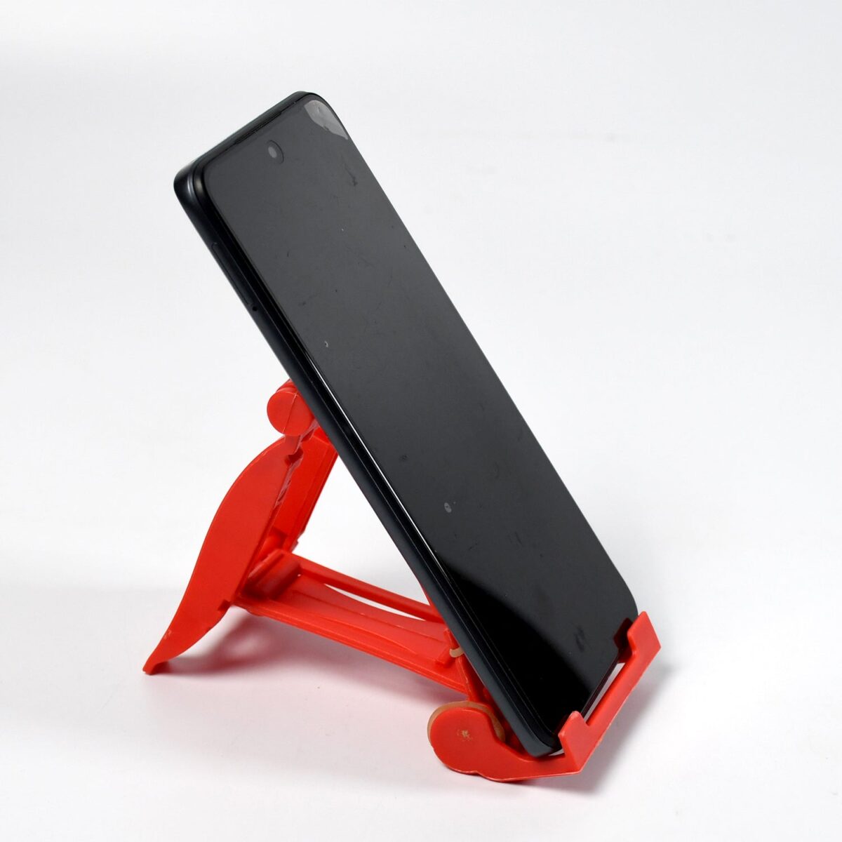 Adjustable Foldable Plastic Square Mobile Stand Premium Mobile Stand Use For Home , Office & Multiuse - Image 3