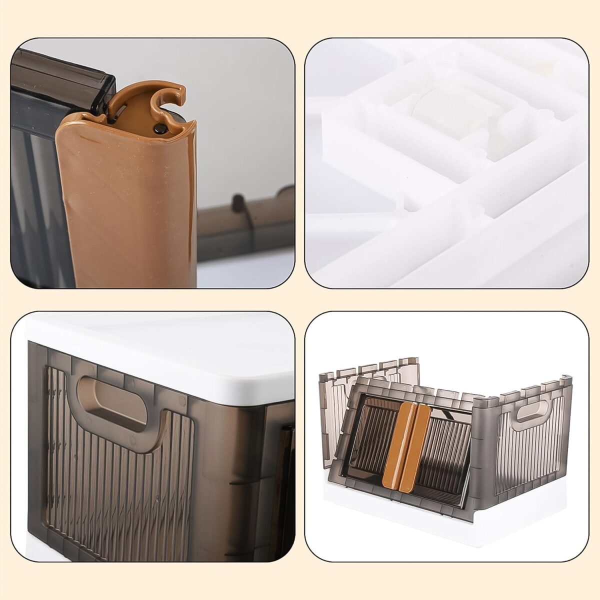 Plastic Folding Wardrobe Storage Organizer (1 Layer / 1 Pc) - Image 5