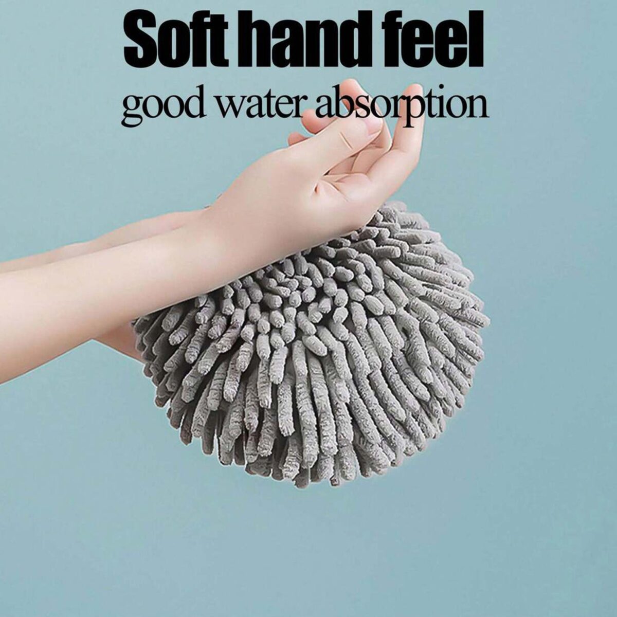 Super Soft Hanging Hand Towel (Microfiber): Ultra Absorbent, Kitchen & Bath - Image 5