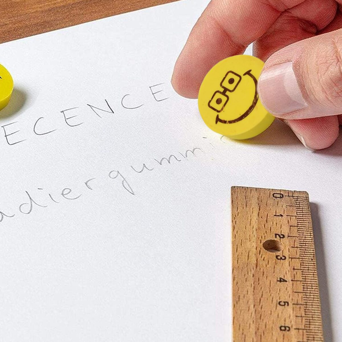 Smiley Design Eraser (1 Pc / Mix Design) - Image 3