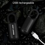 Small USB Rechargeable Smart Fingerprint Padlock for Locker - Image 3