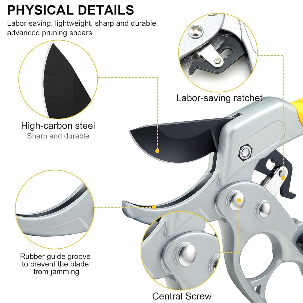 Pruning Shears, Gardening Shears, Enhanced Garden Shears Pruning Machine - Image 3