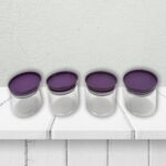 Airtight Plastic 4 Pc Storage Container Set, With Tray Dry Fruit Plastic Storage Container Tray Set With Lid & Serving Tray For Kitchen - Image 7