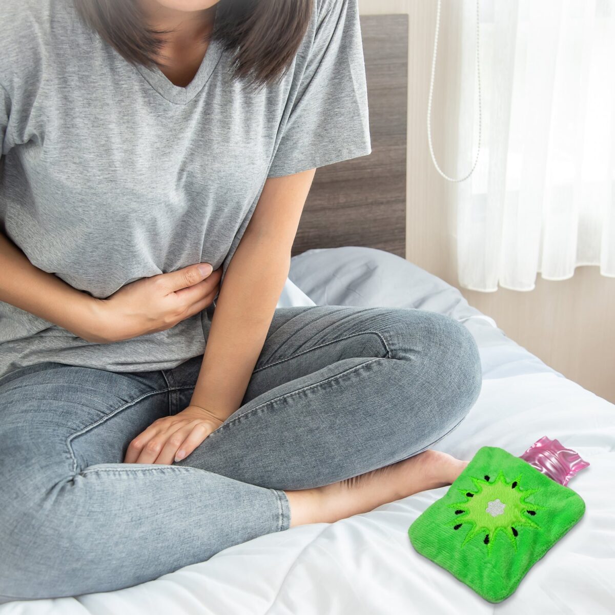 Green Sun Compact Hot Water Bag with Cover Ã¢â‚¬â€œ Pain Relief Warmer for Neck, Shoulders, Hands, Feet & Menstrual Cramps - Image 6