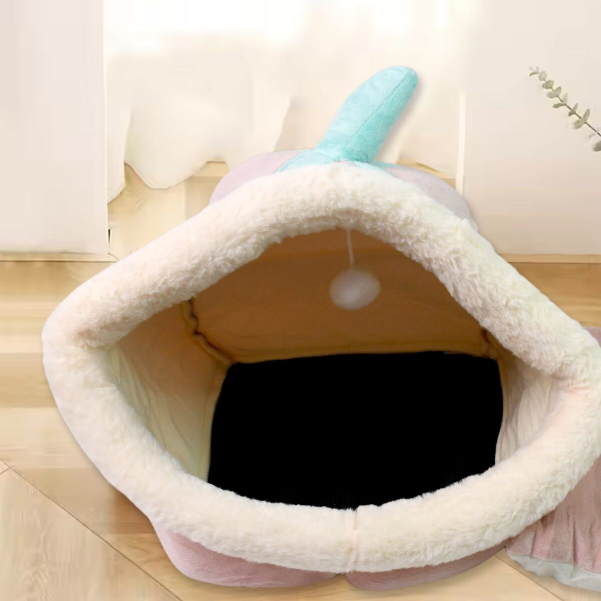 Cozy Dog and Cat Bed, Stay Warm, Washable Pet Bed (1 Pc) - Image 3